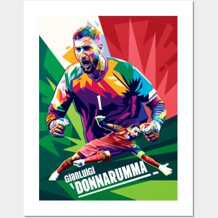 Gianluigi Donnarumma Pop Art illustration Posters and Art